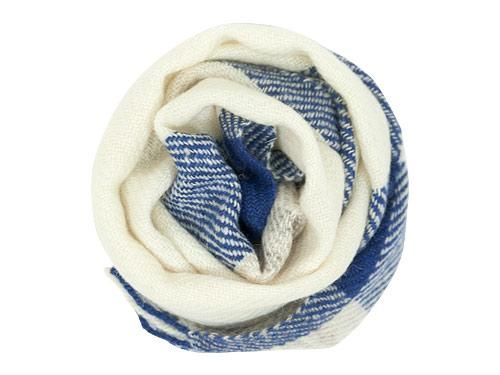 TATAMIZE HOMESPUN MUFFLER BLUE