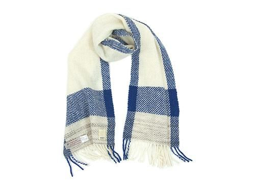 TATAMIZE HOMESPUN MUFFLER BLUE