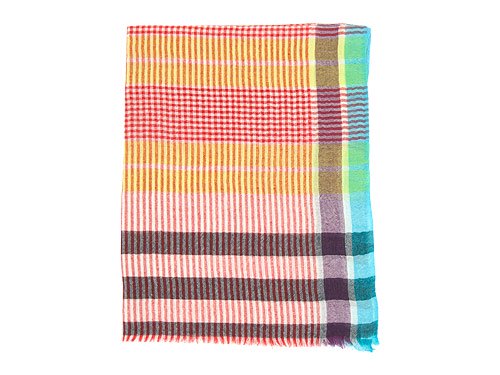 S.K. Overseas CHECK STOLE PINK CHECK