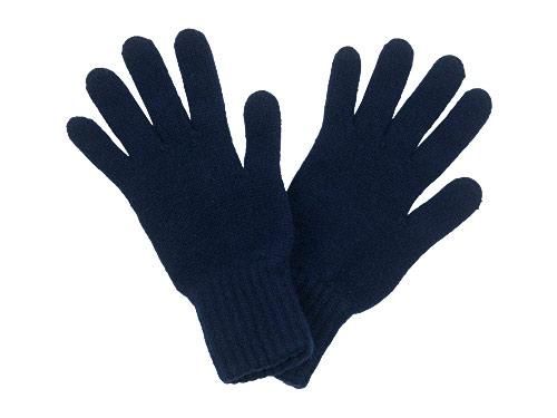 William Brunton Hand Knits Gloves NAVY