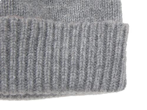 William Brunton Hand Knits Cap LIGHT GRAY