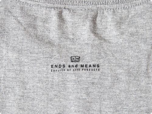 ENDS and MEANS Peaks & Valleys Tee GRAY