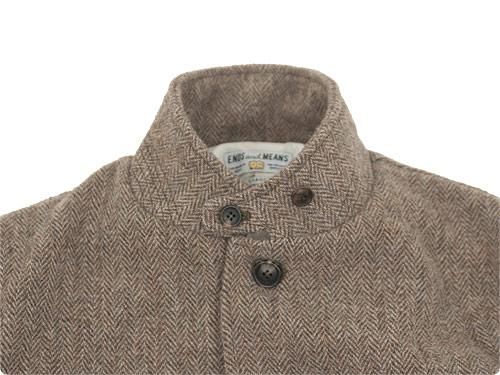 ENDS and MEANS Hunting Wool Jacket HERRINGBONE