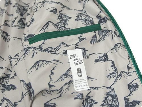 ENDS and MEANS Sanpo Jacket FOREST GREEN