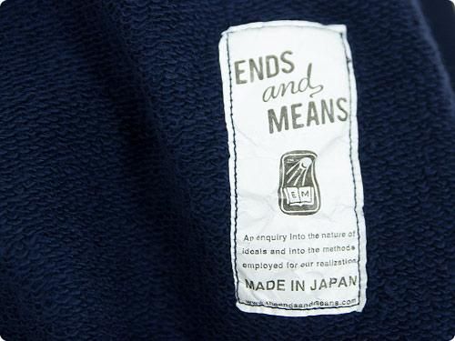 ENDS and MEANS Pullover Hoodie NAVY