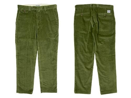 ENDS and MEANS Cord Grandpa Trousers OLIVE