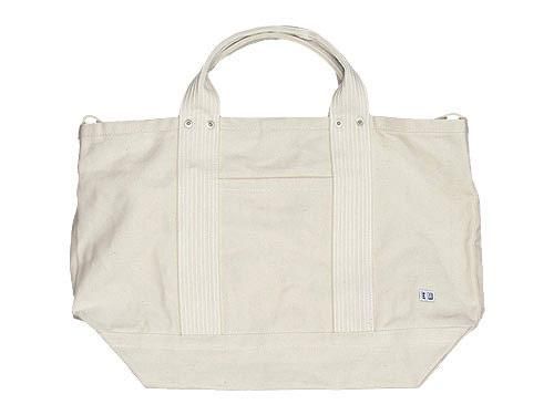 ENDS and MEANS 2way tote bag WHITE