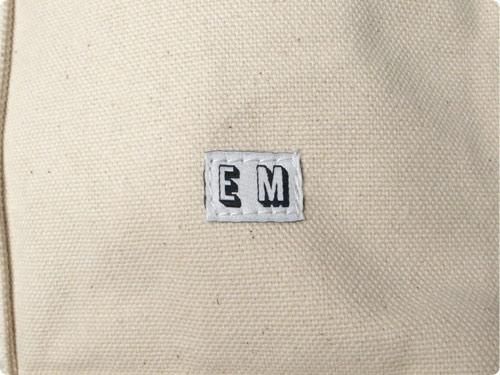 ENDS and MEANS 2way tote bag WHITE