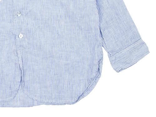 RINEN 60/1ͥʿ ȥ饤 7ʬµɥ顼 15WHITE x BLUE̥ǥ