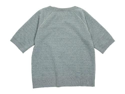 DAILY WARDROBE INDUSTRY CREW NECK S/S SWEAT GRAY
