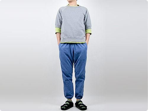 DAILY WARDROBE INDUSTRY CREW NECK S/S SWEAT GRAY