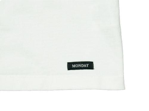 DAILY WARDROBE INDUSTRY CREW NECK POCKET T-SHIRT MONDAYWHITE