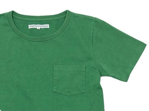 DAILY WARDROBE INDUSTRY CREW NECK POCKET T-SHIRT THURSDAYGREEN