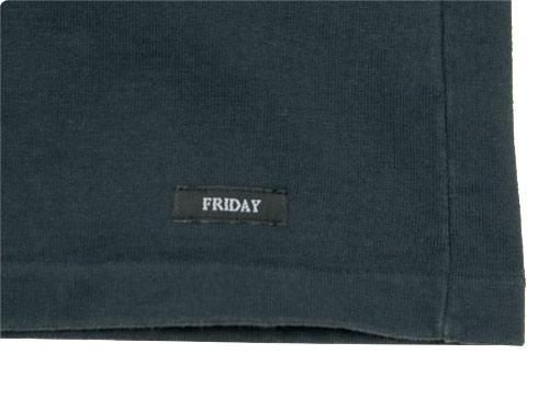 DAILY WARDROBE INDUSTRY CREW NECK POCKET T-SHIRT FRIDAYBLACK