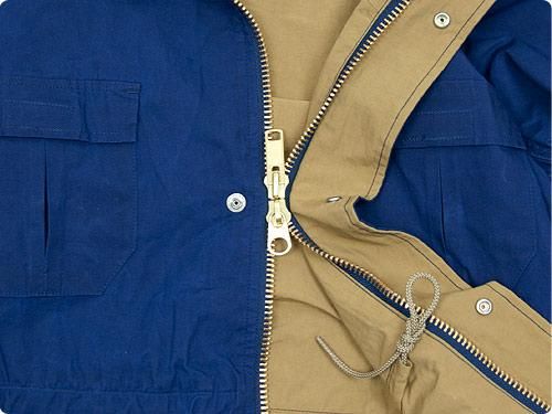 DAILY WARDROBE INDUSTRY MOUNTAIN PARKA BLUE