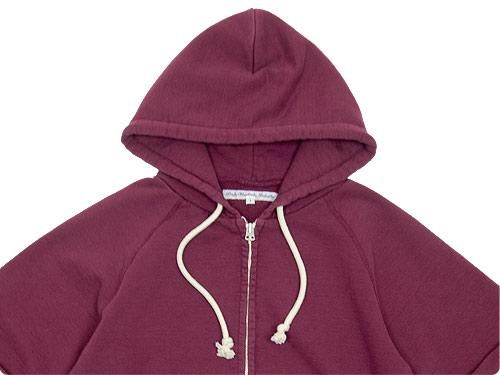 DAILY WARDROBE INDUSTRY ZIP-UP PARKA BURGUNDY