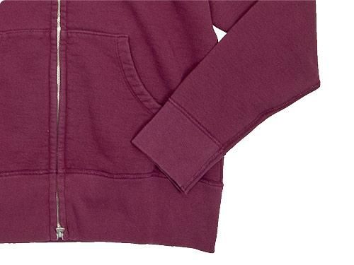 DAILY WARDROBE INDUSTRY ZIP-UP PARKA BURGUNDY