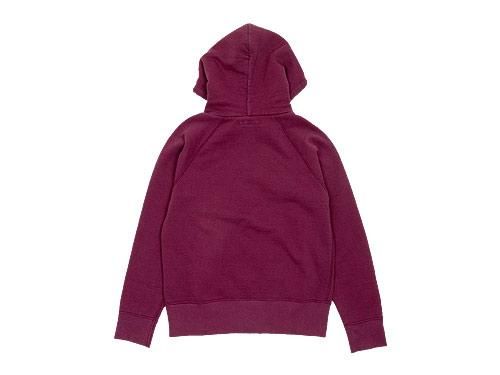 DAILY WARDROBE INDUSTRY ZIP-UP PARKA BURGUNDY