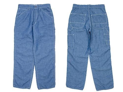 DAILY WARDROBE INDUSTRY DAILY PAINTER PANTS CHAMBRAY
