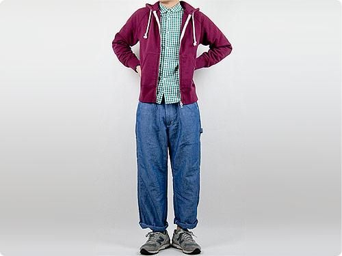 DAILY WARDROBE INDUSTRY DAILY PAINTER PANTS CHAMBRAY