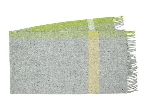 Studio Donegal TWEED MUFFLER LIGHT GREEN x GRAY 1