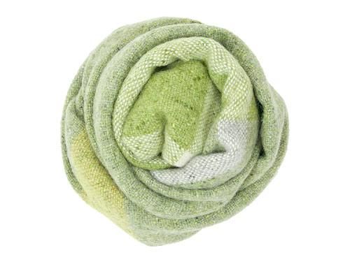 Studio Donegal TWEED MUFFLER LIGHT GREEN x GRAY 4