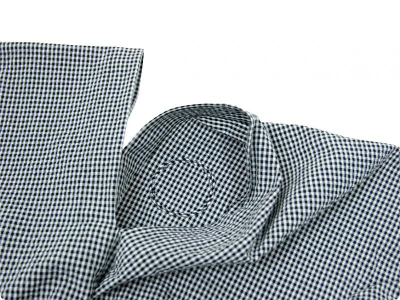 Atelier d'antan Vardaʥtent dress WHITE x BLACK CHECK