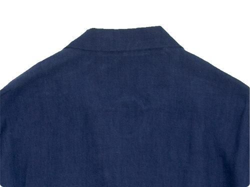 Atelier d'antan Godardʥ hemp coat NAVY
