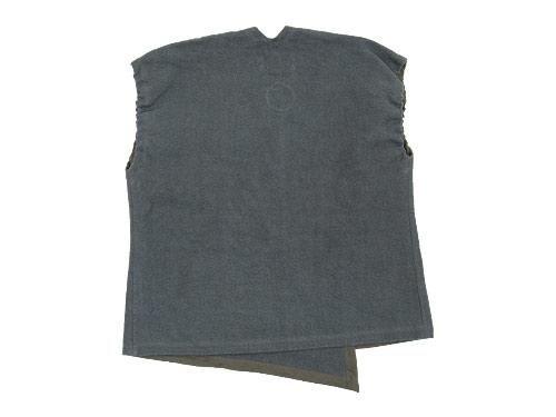 Atelier d'antan Grecoʥ쥳 linen vest GRAY