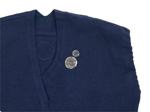 Atelier d'antan Grecoʥ쥳 linen vest NAVY