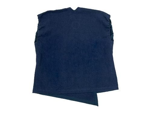 Atelier d'antan Grecoʥ쥳 linen vest NAVY