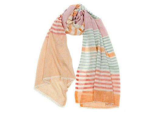 SETH INDUSTRIES STRIPE STOLE RED