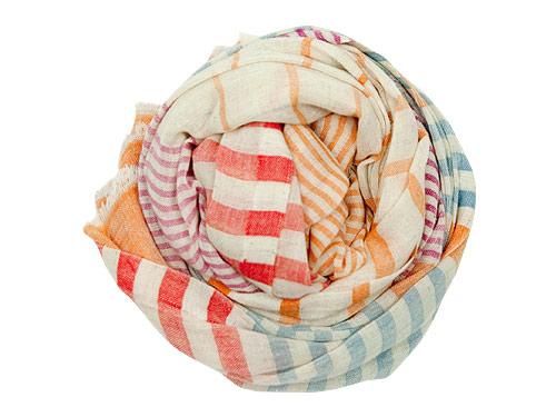 SETH INDUSTRIES STRIPE STOLE RED