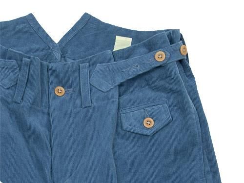 TATAMIZE CORDUROY WORK SHORTS BLUE