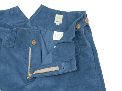 TATAMIZE CORDUROY WORK SHORTS BLUE