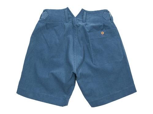 TATAMIZE CORDUROY WORK SHORTS BLUE