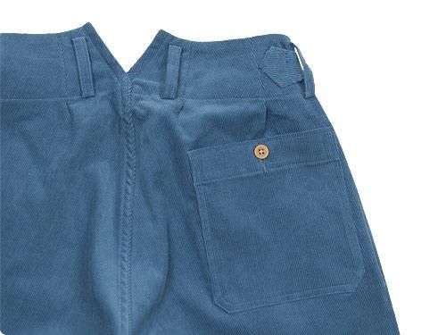 TATAMIZE CORDUROY WORK SHORTS BLUE