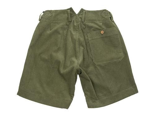TATAMIZE CORDUROY WORK SHORTS OLIVE