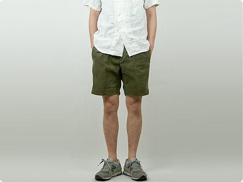 TATAMIZE CORDUROY WORK SHORTS OLIVE