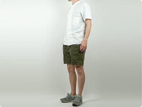 TATAMIZE CORDUROY WORK SHORTS OLIVE