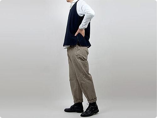 ordinary fits DUCK CROPPED PANTS BEIGE ordinary fits通販