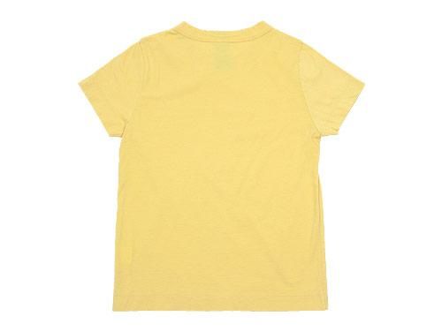 homspun(ホームスパン) 天竺半袖Tシャツ イエロー homspun