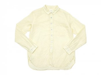 【別注】 RINEN 100/1ラミーシャンブレー レギュラーカラーシャツ 22YELLOW〔メンズ〕
