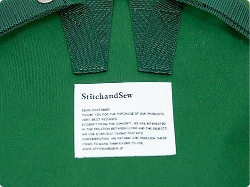 StitchandSew Backpack GREEN