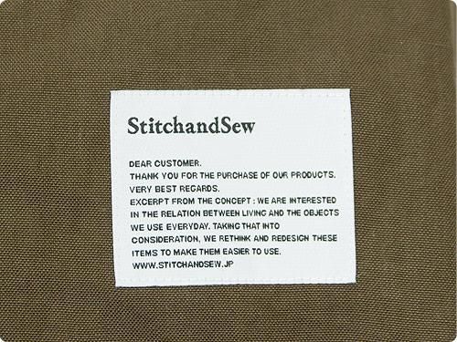 StitchandSew Linen shopping bag KHAKI