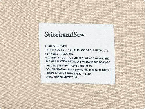 StitchandSew Linen shopping bag BEIGE