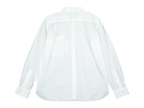 MHL. GARMENT DYE POPLIN SHIRTS 030WHITE ̥ǥ