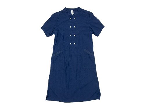 MHL. INDIGO SHIRTING DOUBLE ONE-PIECE 115INDIGO MHL.通販・取扱い