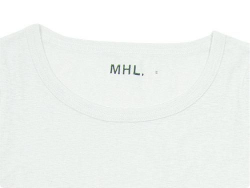 MHL. BASIC RIB JERSEY CUTSEW 032OFF WHITE ̥ǥ