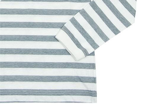 MHL. PRINTED BASIC STRIPE CUTSEW 021GRAY ̥ǥ